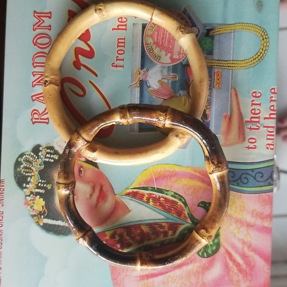 Two Bamboo Bangles - image 1